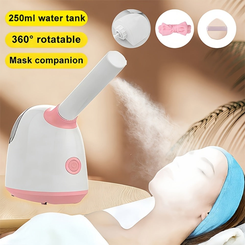 Pink Tabletop Facial Steamer Family with Five Regular, Upgraded, 3-in-1, Large-Tank or Portable Options — image 9