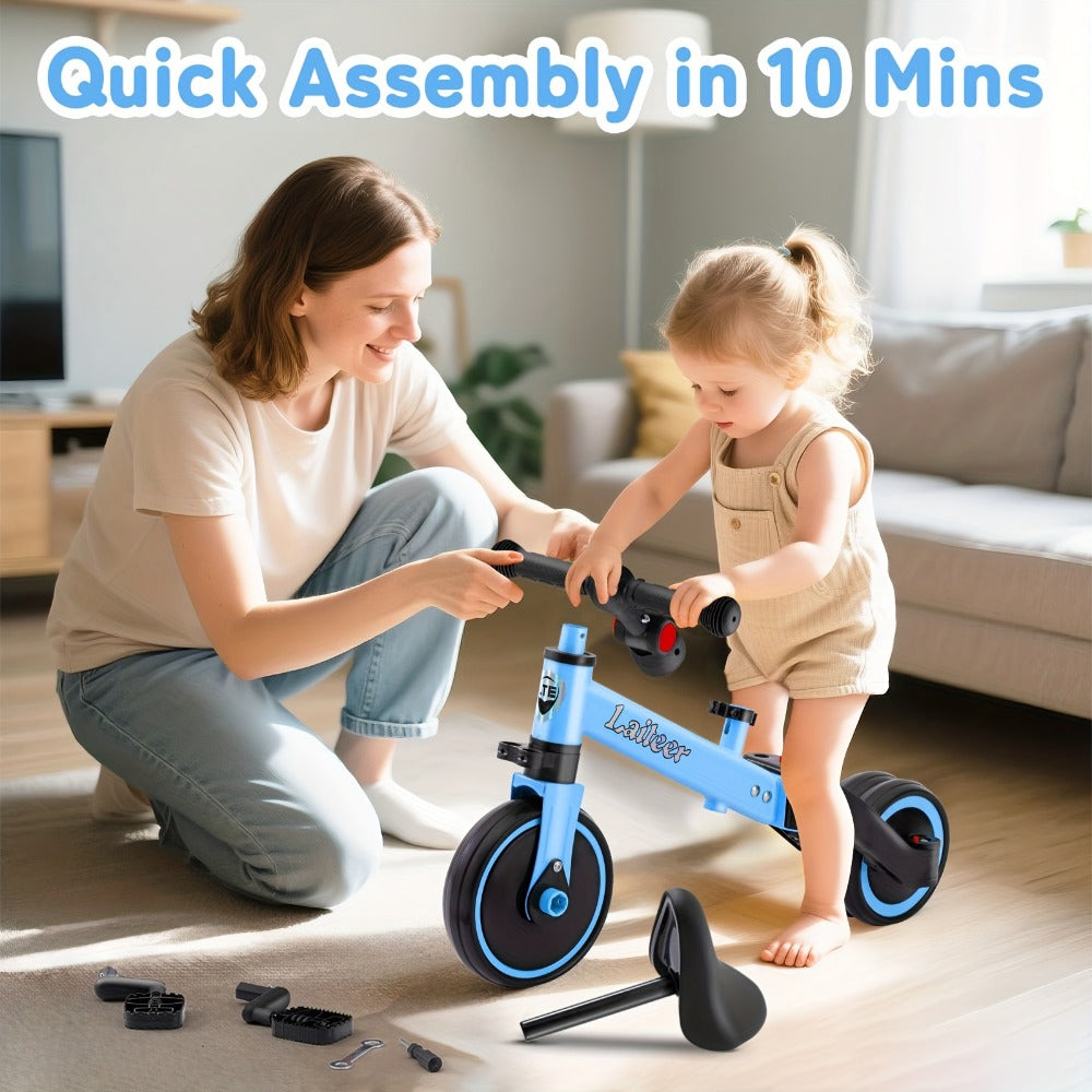 3-in-1 Toddler Balance Bike Convertible Tricycle for Kids Ages 2-5 with the Listed Color, Size or Set Options for Everyday Us