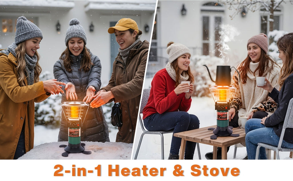 360-Degree Propane Heater with Four-Leg Base, Carry Handle, Pulse Ignition and Removable Top Plate — image 15