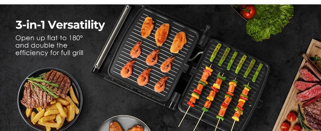 Panini Press Grill Indoor Sandwich Maker 4 Slice, Non-Stick 1200W Electric Grill with Temperature Control — image 15