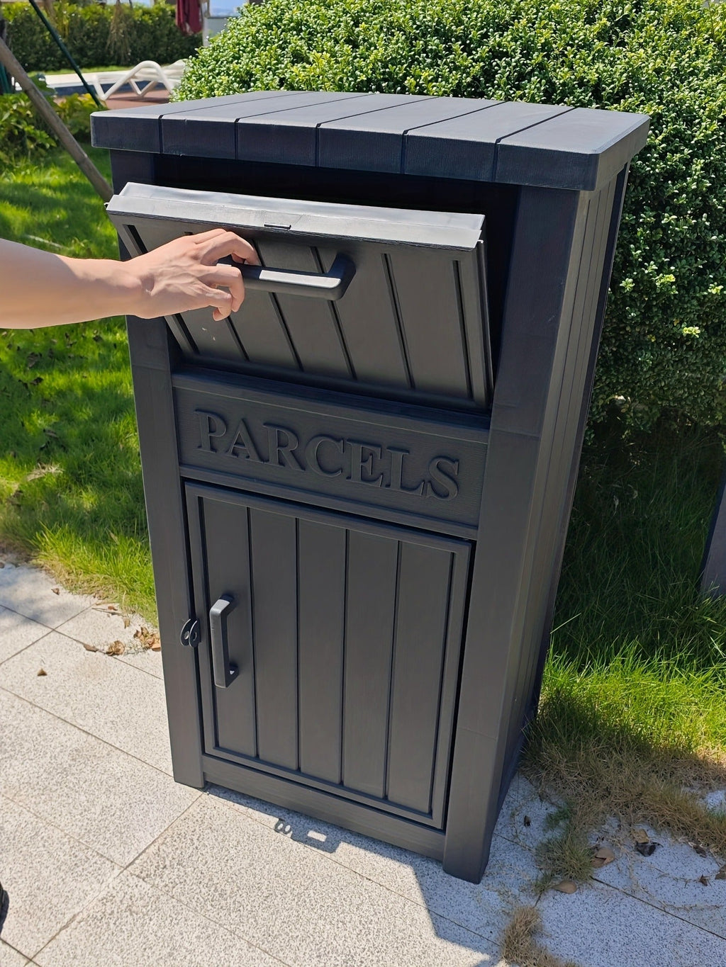 Lockable Outdoor Storage Box Waterproof Package Delivery Porch — image 14