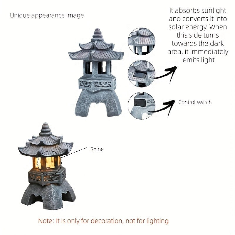 Solar Pyramid Light Sculpture, for Garden, Pathway and Patio Lighting, with the Listed Configuration — image 14