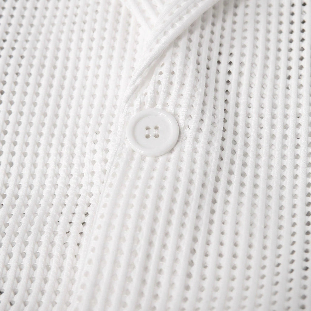 Mens Solid Color Loose Fit White Suit Casual Jacket