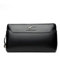 Men's Leather Clutch Anti-theft Password Lock