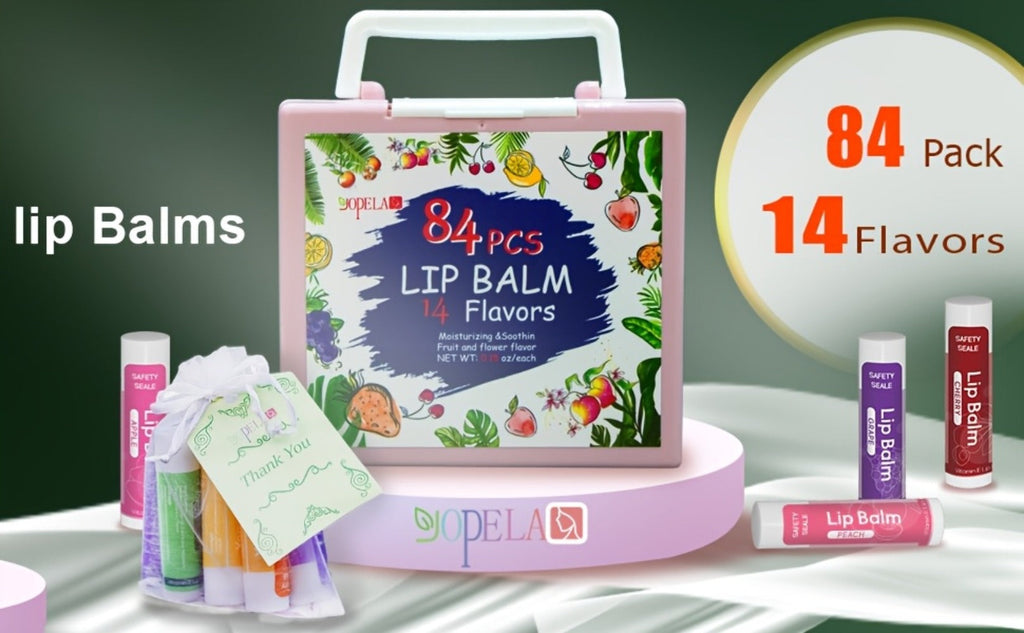 Lip Balm 84-Piece Bulk Set with 14 Flavors, 4.2g Twist-Up Tubes and Color-Coded Box Packaging — image 10