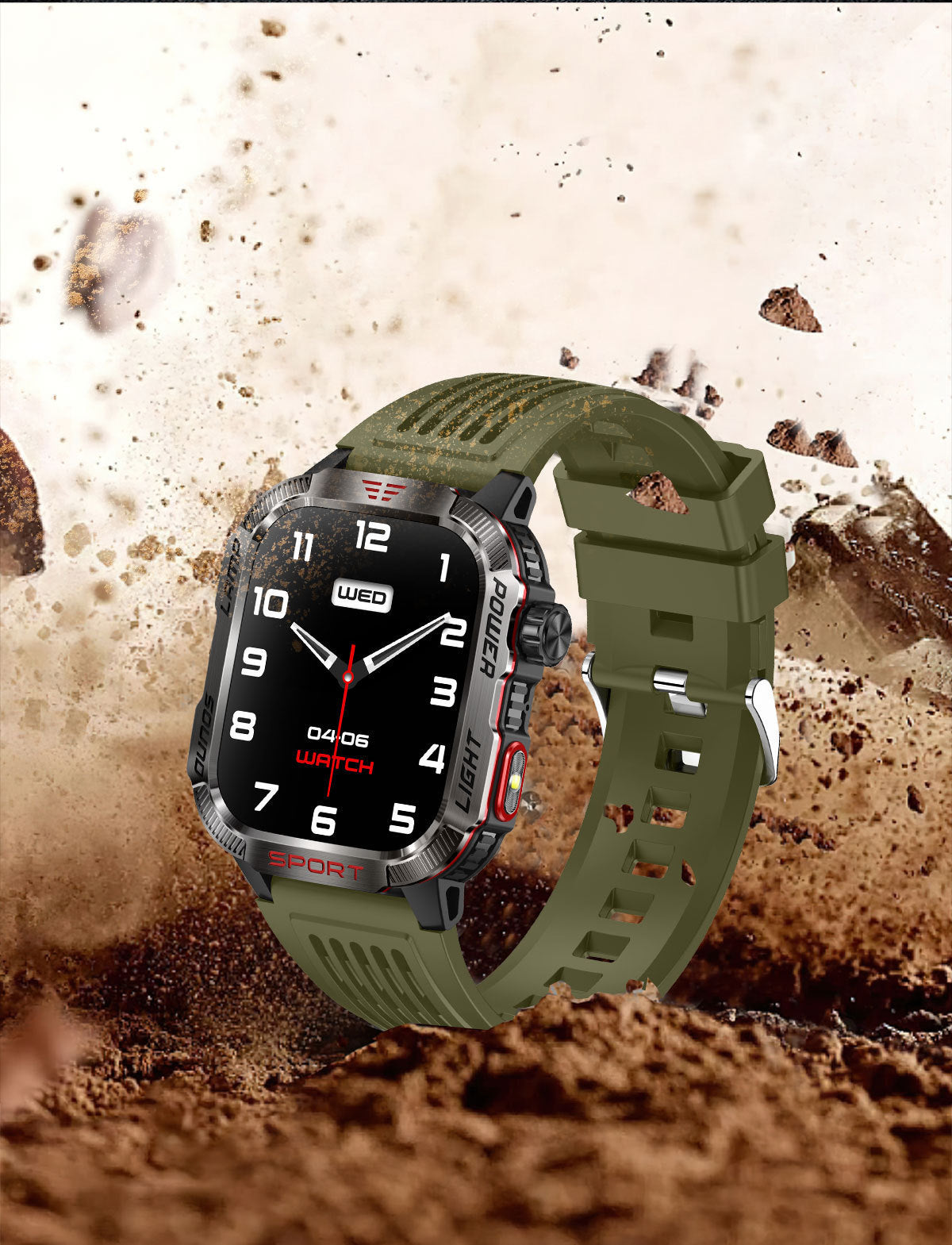 Smartwatch With Barometric Altitude Sports Features Bluetooth Calling