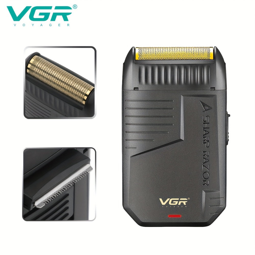 Electric Shaver VGR Cordless Foil Razor with USB Rechargeable Power in Black, Models V-363 or V-375 — image 6