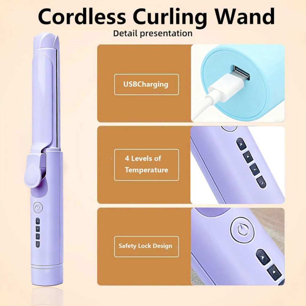 Mini Curling Iron with USB-C Charging and Four Heat Settings — image 8
