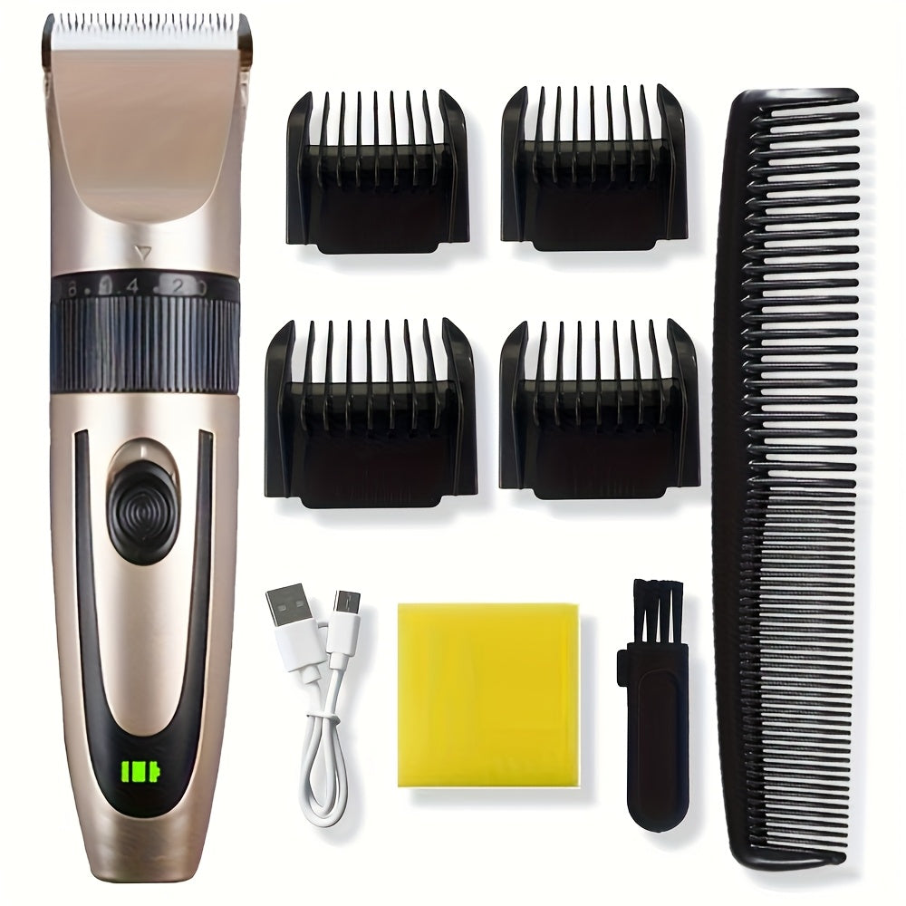 Hair Clipper WEEME One-, Two- or Three-Piece Grooming Sets with LCD Displays, USB Charging and Four Options — image 1