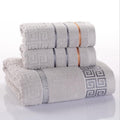 Premium Cotton Towel Set 3 Piece - Soft Absorbent Bath Towels