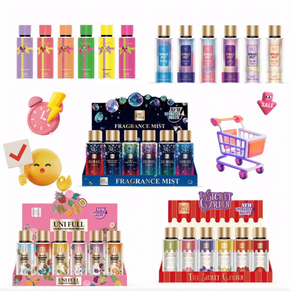 Scented Hair & Body Mist for Women 8oz – Long-Lasting Perfume Spray, Lightweight Non-Greasy Fragrance Mist for Dates, Parties