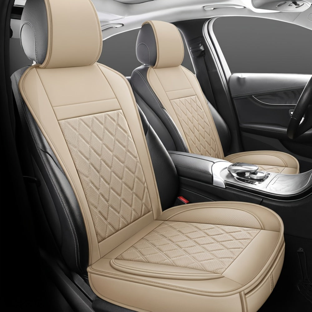 Car Seat Covers Front Pair with Full-Surround High-Back Design and Fifteen Color or Pattern Options — image 3