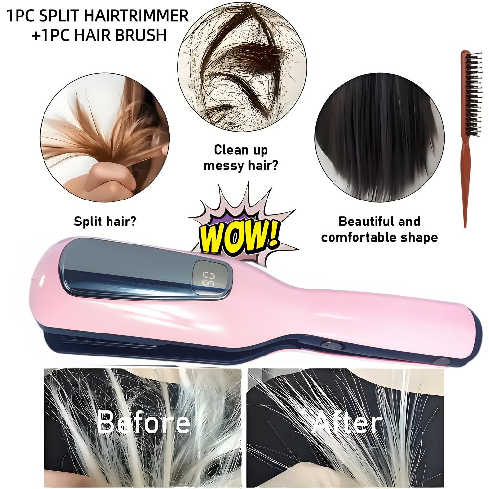 Split End Hair Trimmer for Women Portable Rechargeable Electric Hair Clipper for Split End Removal – 500mAh USB Charging Comp