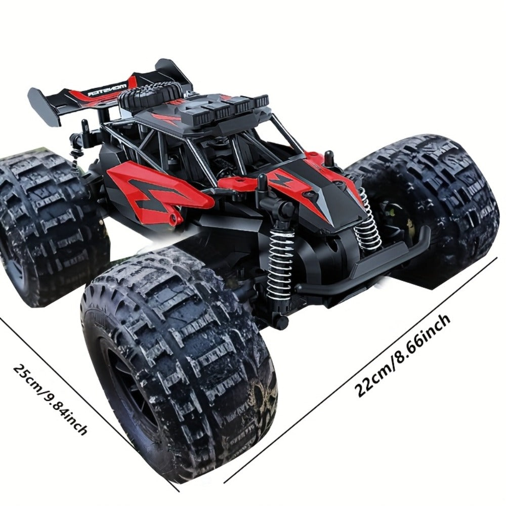 High Speed RC Off-Road Car 50km/h Remote Control Truck Tires ABS Body 2.4G Drift Racing Toy Boys Girls Birthday Halloween Gif