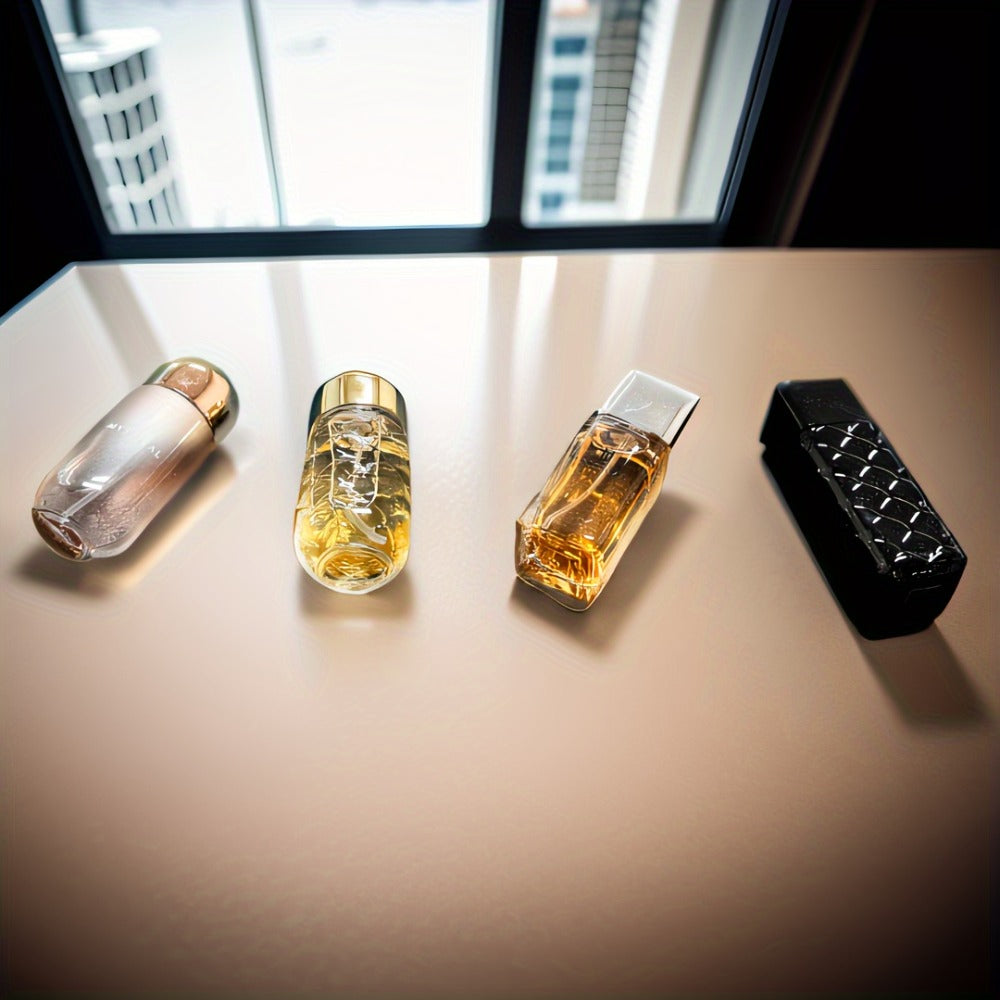 Perfume Gift Set Four Mini Spray Bottles in 20ml or 30ml Sizes with Mixed Bottle Shapes and Fitted Box — image 6