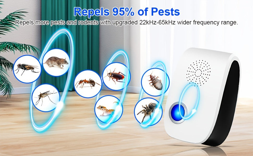 Ultrasonic Pest Repeller Plug-In 2025 Upgrade, Electronic Indoor Pest Control for Cockroaches, Mice — image 14