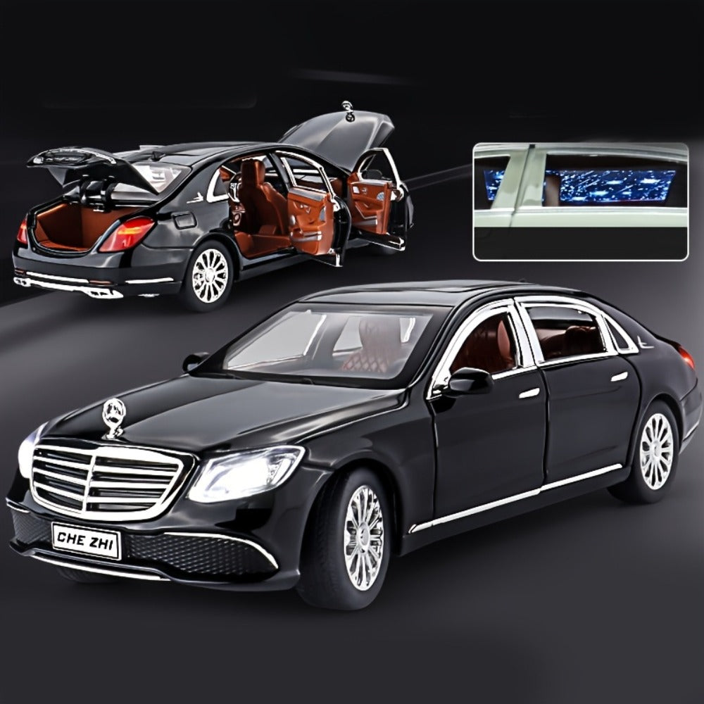 Mercedes-Benz E300 Diecast Car Model 1:24 Scale Zinc Alloy Static Replica, Openable Doors, Highly Detailed Collectible — imag
