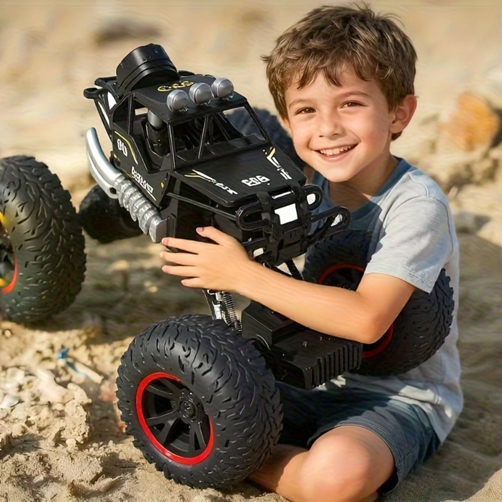 Remote Control Car, 4WD Off-Road Truck with 2.4GHz Control, USB Rechargeable Battery and Black or Red Color Options — image 1