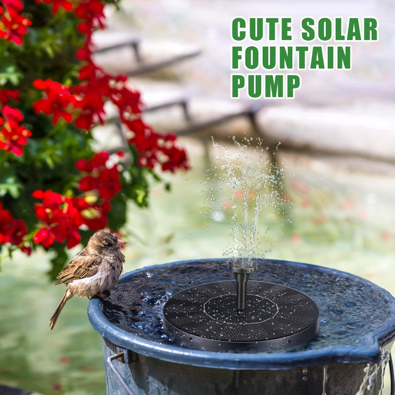 Solar Fountain Pump for Garden, Patio and Yard Use, with the Listed Configuration, for Everyday Use and Organized Storage — i