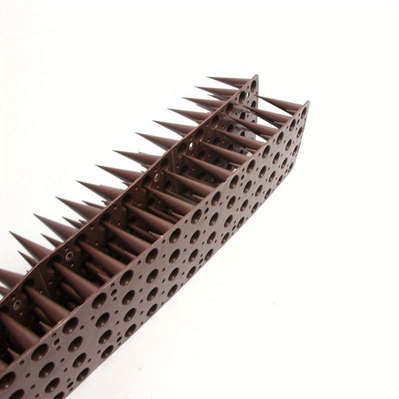 Bird Spikes, 4 Row Fence Balcony Window Sill Ledge for Garden, Yard and Pest Management, with the Listed Configuration — imag