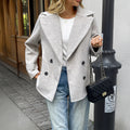 Fashion Long Sleeve Button Jacket Coat For Women
