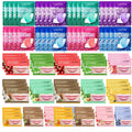 Lip & Under Eye Mask Travel Set 62 Pieces – Moisturizing Non-Greasy Lip Mask & Eye Patch Kit, Hydrating Autumn Winter Skincar