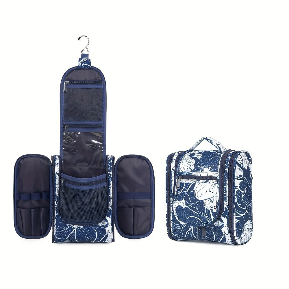 Toiletry Bag Hanging Large-Capacity Makeup Organizer with Hook, Multiple Compartments and 16 Print Options — image 37