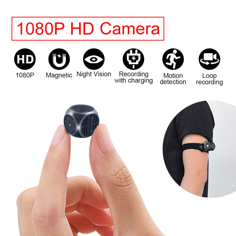Sensor Night Vision Mini Camera HD Camcorder Camera 1080P Camera Monitor Small Camera