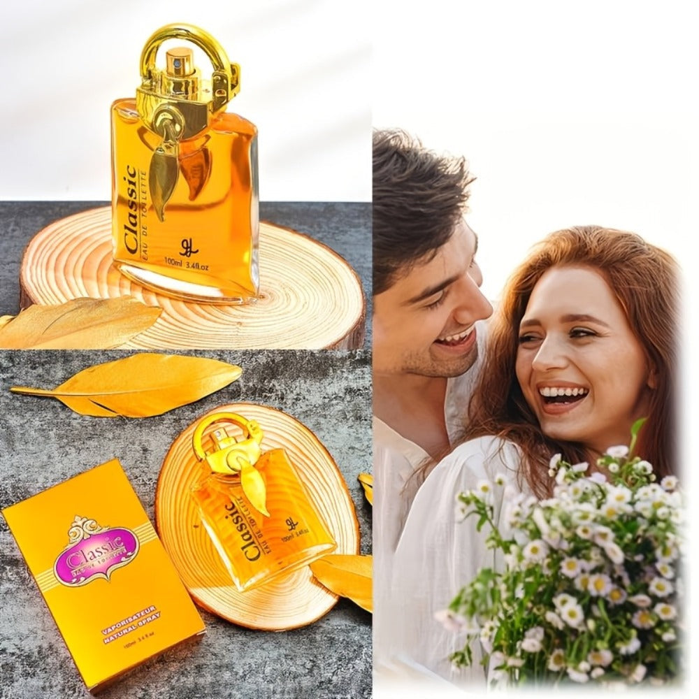 Arabian Perfume for Women - Sultan Amber Dubai Fragrance Spray EDT 100ml 3.4 oz, Intense Floral Amber Scent with Golden Oud O