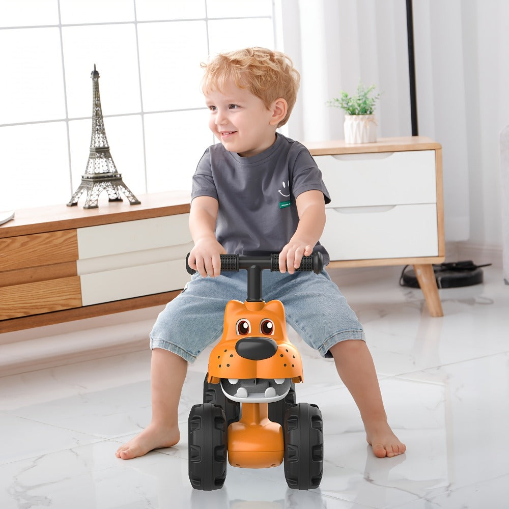 Baby Balance Bike 4 Wheels with Adjustable Seat Toddler Walker Ride On Toy with the Listed Color, Size or Set Options for Eve