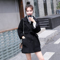 Short Woolen Coat Women Winter New Style Korean Double-Breasted Suit Collar Fashion Mid-Length Nizi Jacket
