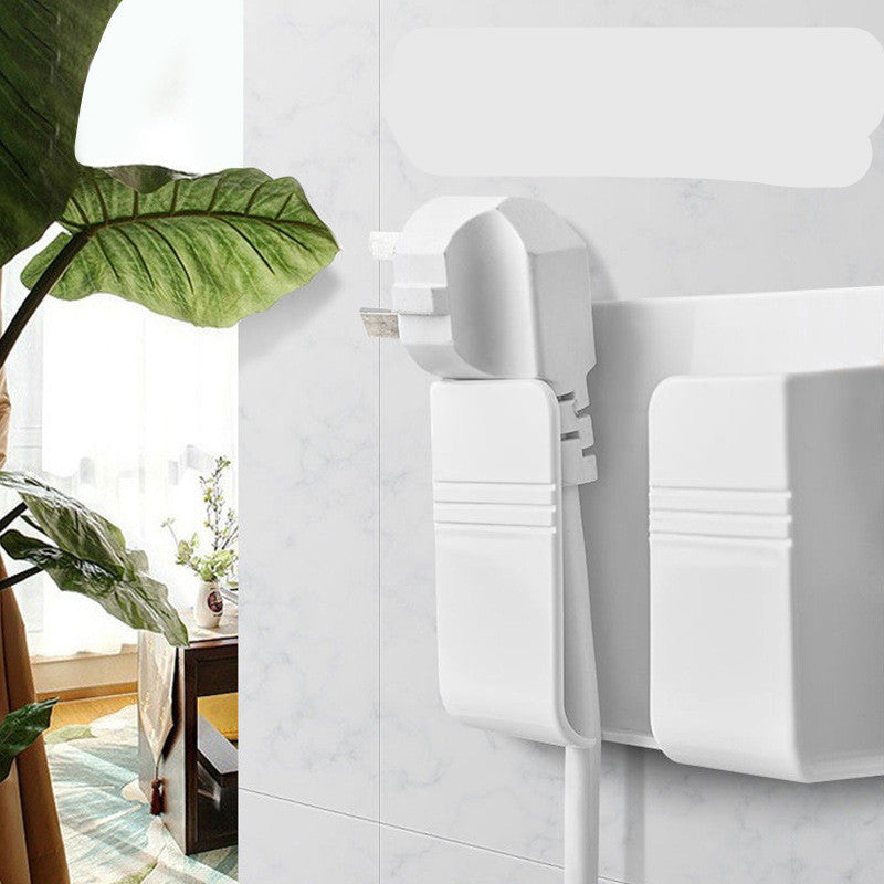 Mobile Phone Charging Storage Rack - Punch-Free Sticky Wall Mount Organizer