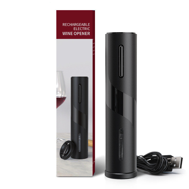 Electric Wine Bottle Opener - USB Rechargeable Automatic Corkscrew