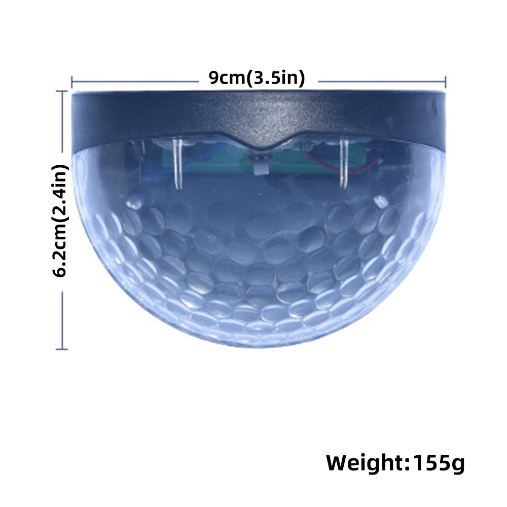 Solar Light Outdoor Waterproof Semicircular Fence Lamp Water Drop Effect Wall Lamp Garden Lamp Corridor Lamp Staircase Lamp