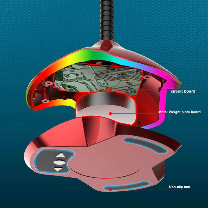 Microphone Live Call Microphone Game Microphone RGB Computer Microphone