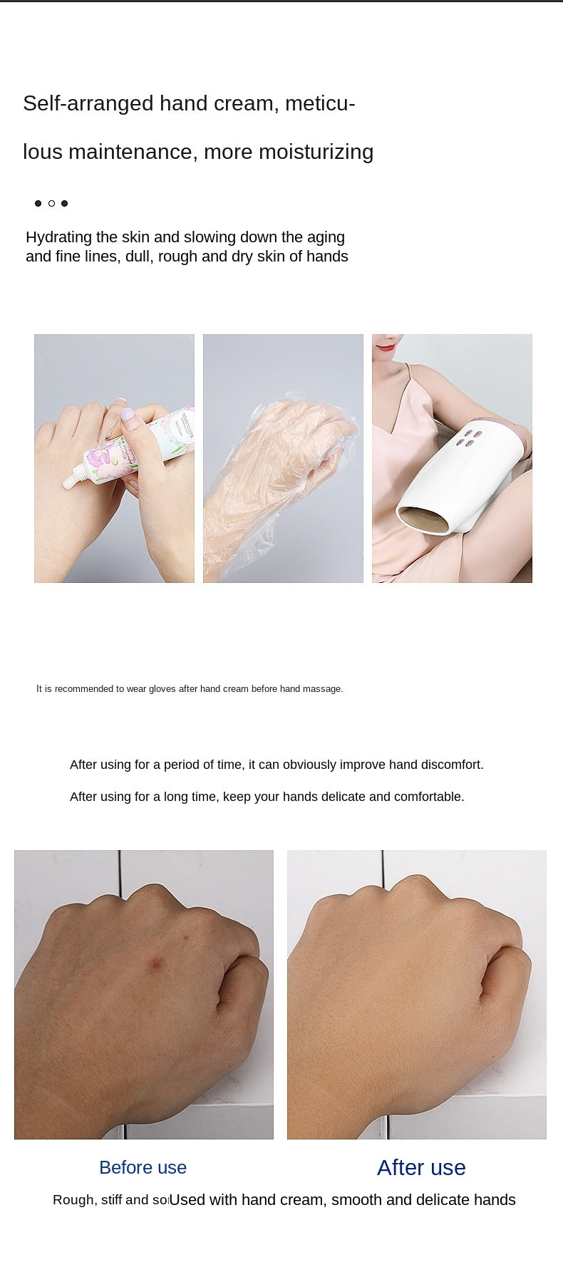 Mechanical Smart Tapping Hand Wireless Hand Massager