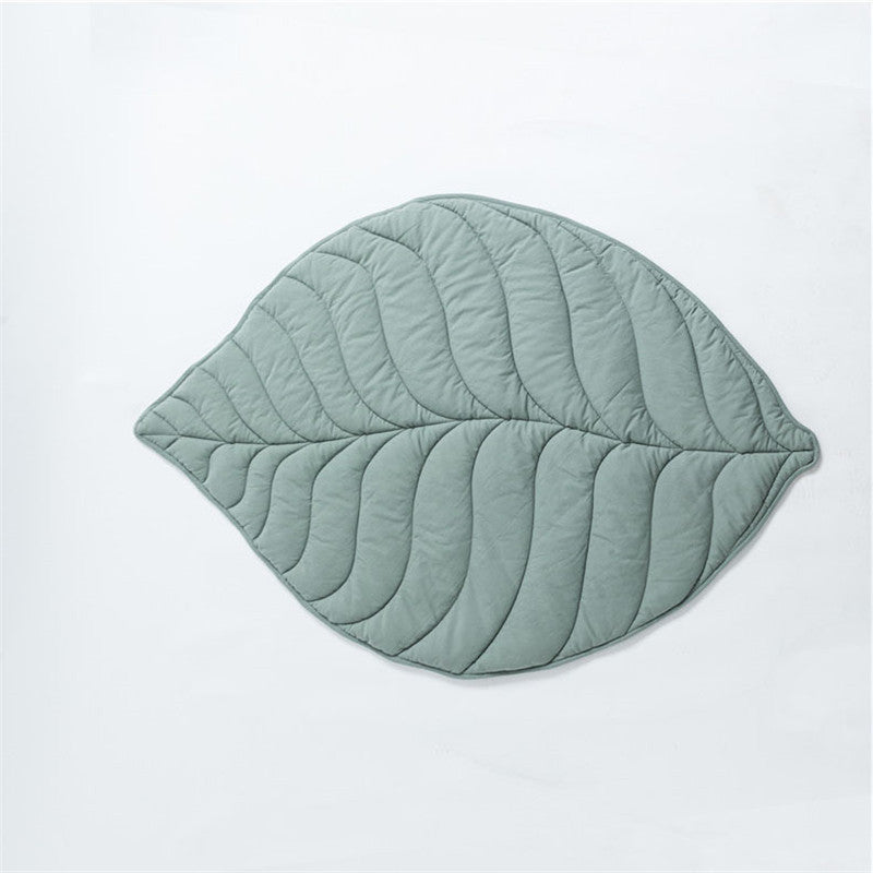 New Product Multifunctional Leaf Shaped Floor Mat Carpet Children'S Blanket