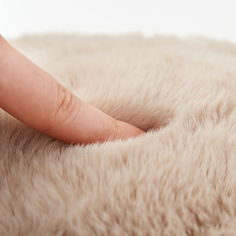 Fur Ball Round Sofa Decoration Pillow Child Cushion