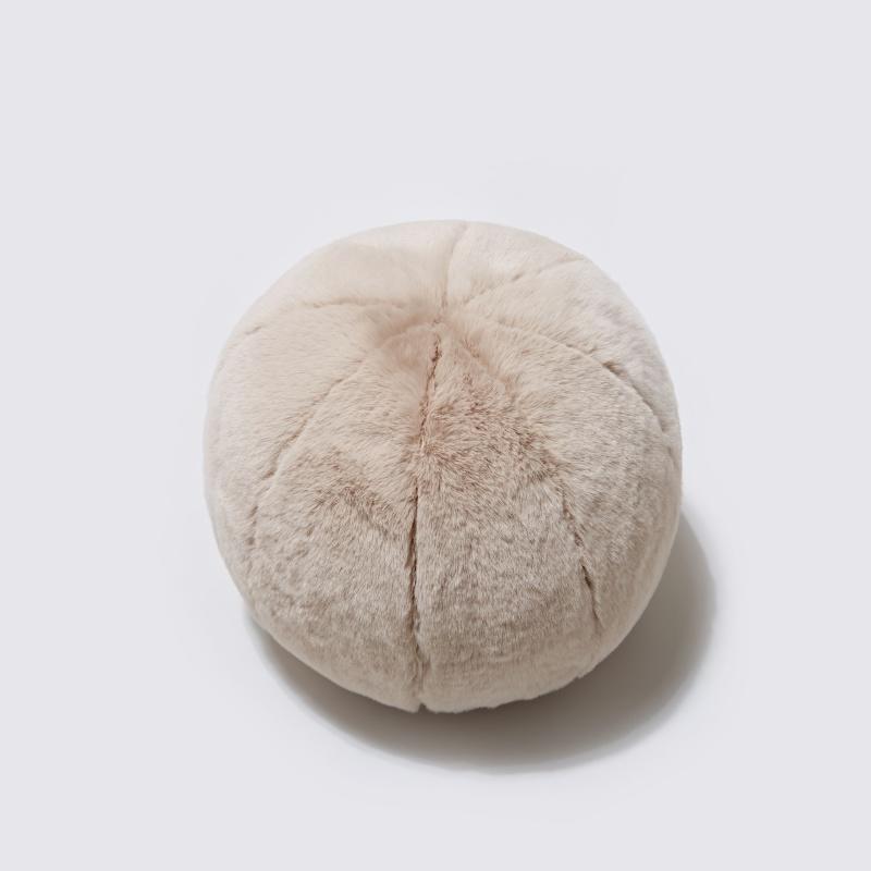 Fur Ball Round Sofa Decoration Pillow Child Cushion