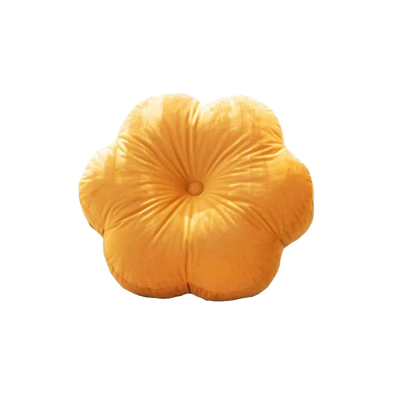 Ins Solid Color Petal Pillow Sofa Cushion