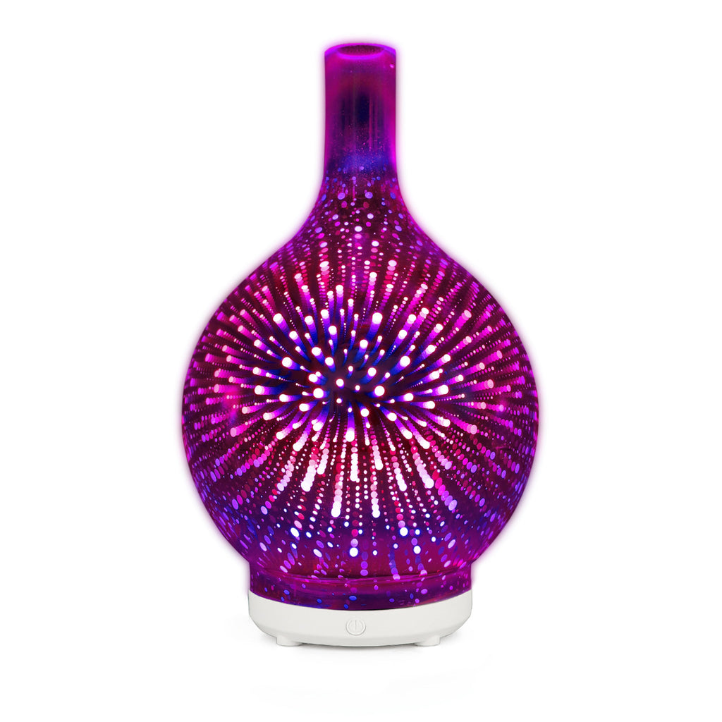 5V Glass Colorful Vase Humidifier