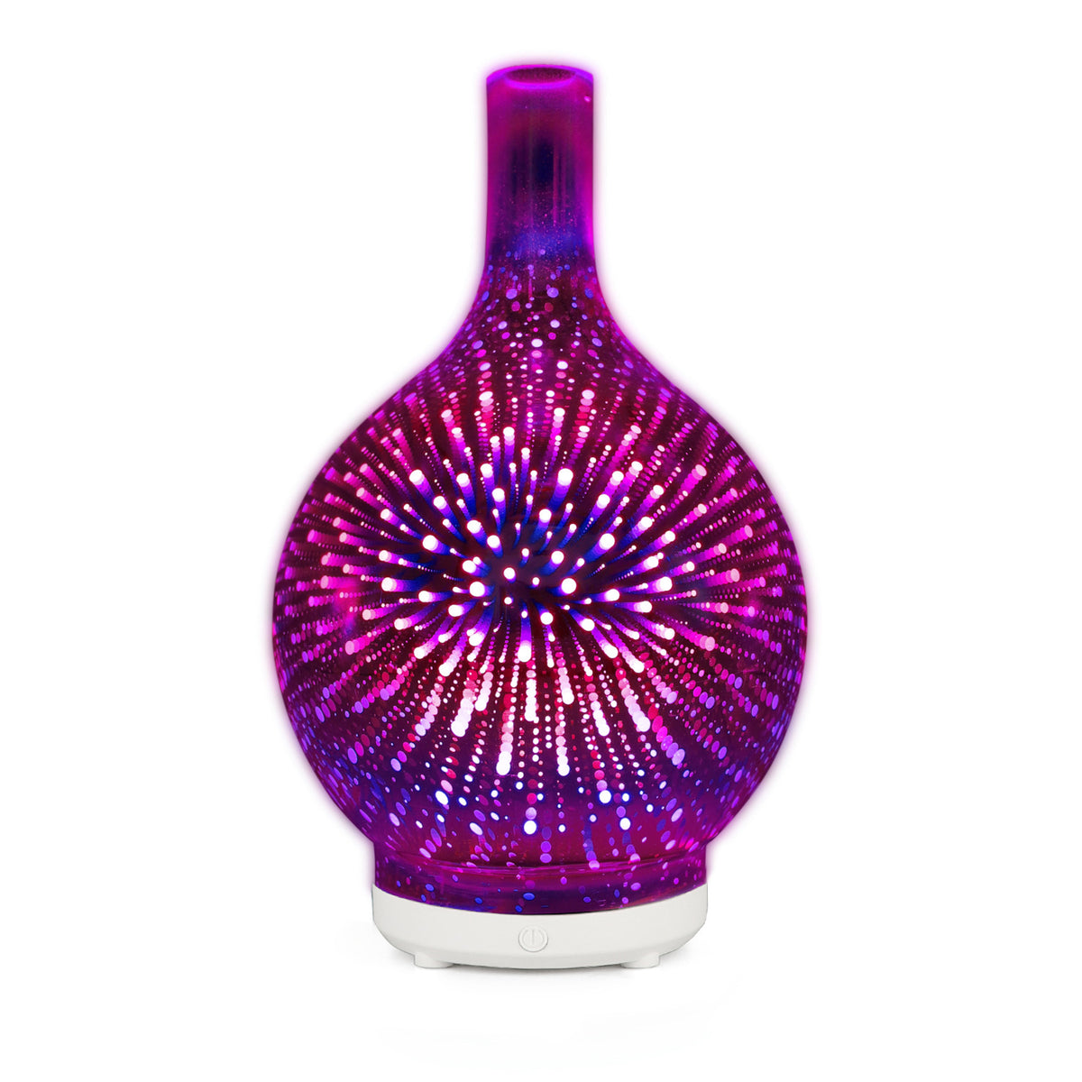 5V Glass Colorful Vase Humidifier
