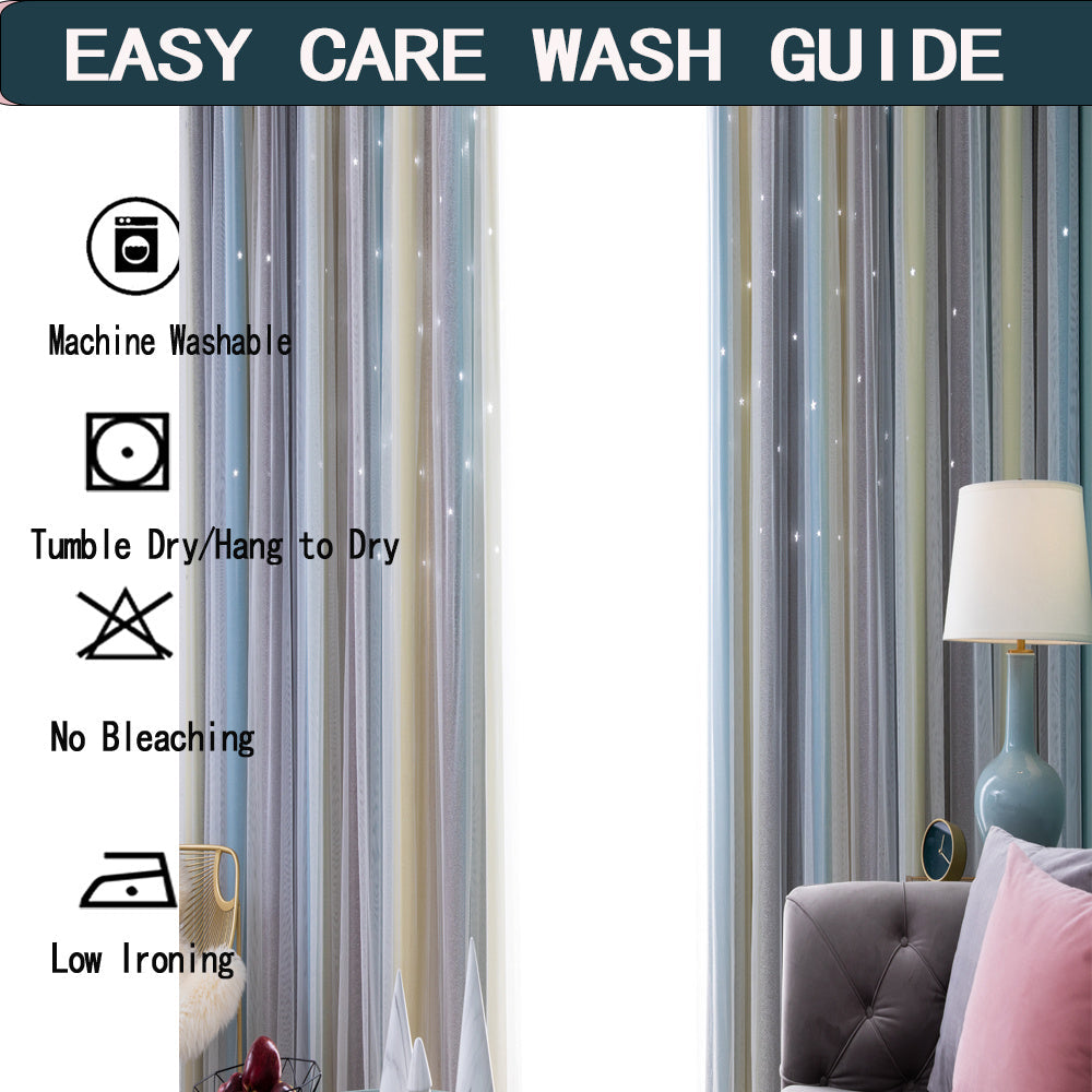 Easy Install Blackout Curtains - No Tools Required