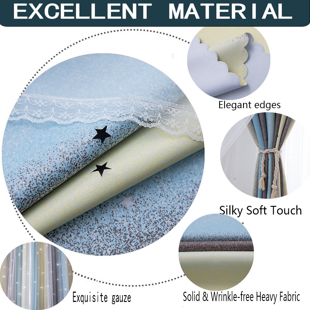 Easy Install Blackout Curtains - No Tools Required