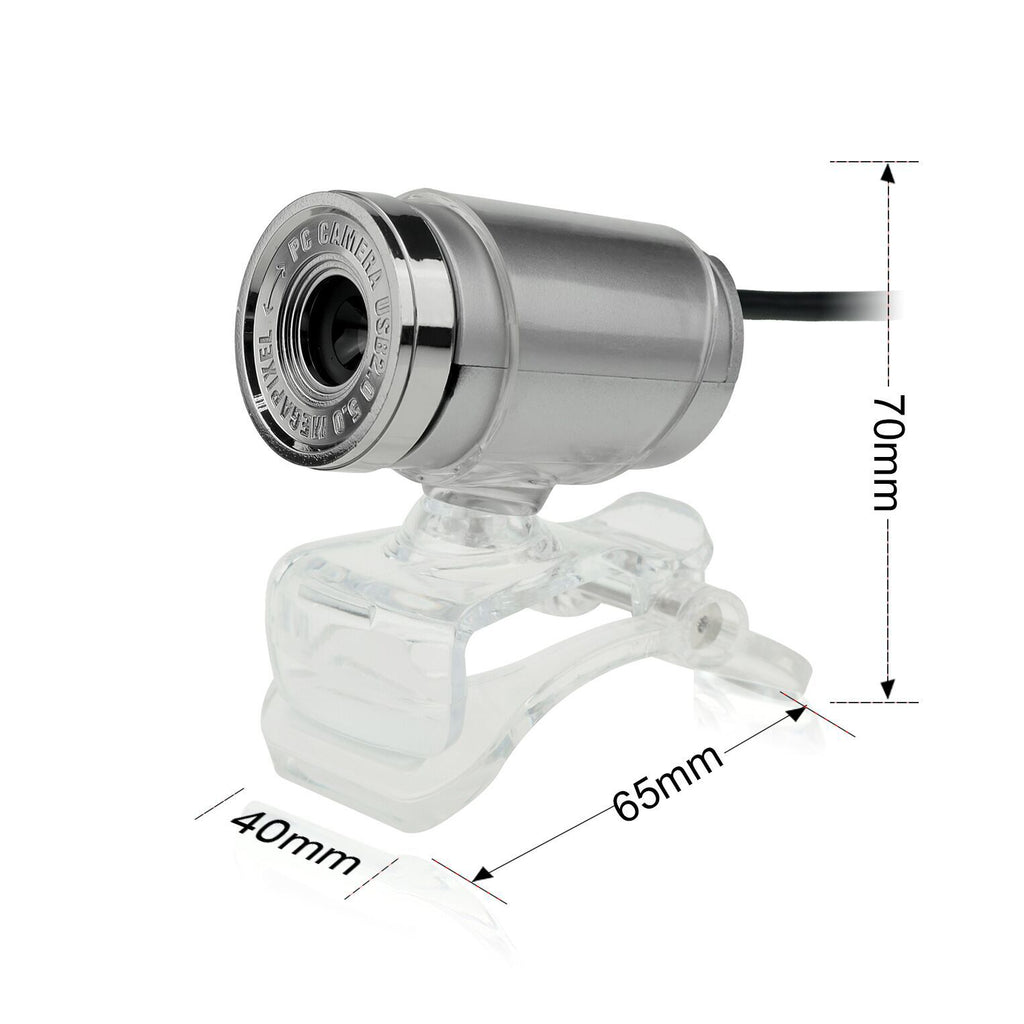 USB Computer Webcam 5MP High-Definition 640x480 Camera