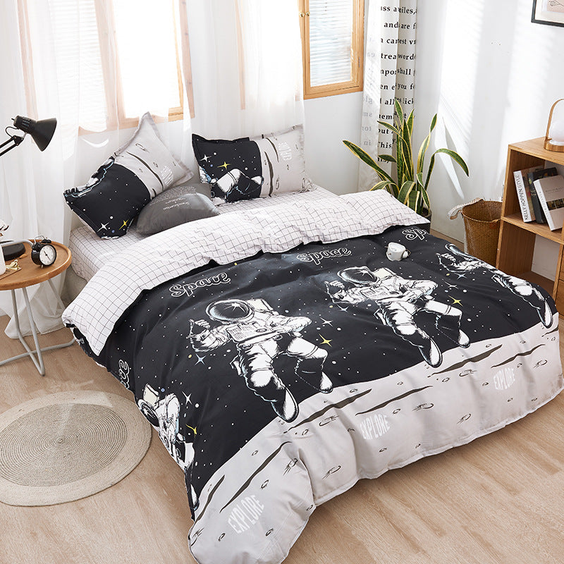 Home Textile Sheets Four-piece Quilt Cover Apartment Dormitory Single