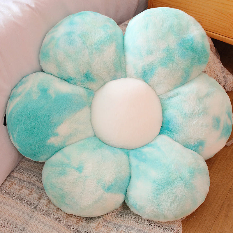 Color Flower Pillow Sun Flower Plush Cushion