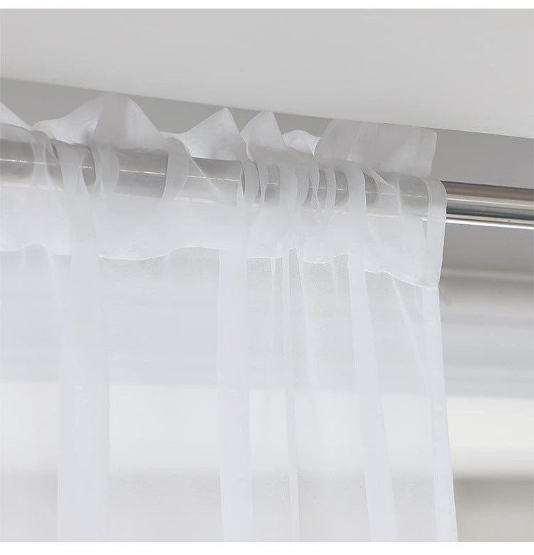 Modern Simple Thickened Solid Thin Window Gauze