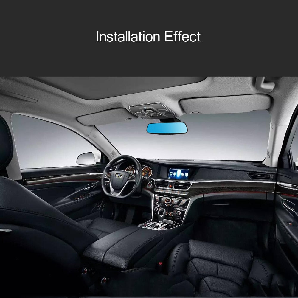 3.5 Inch Rearview Mirror Car Driving Recorder High List Lens