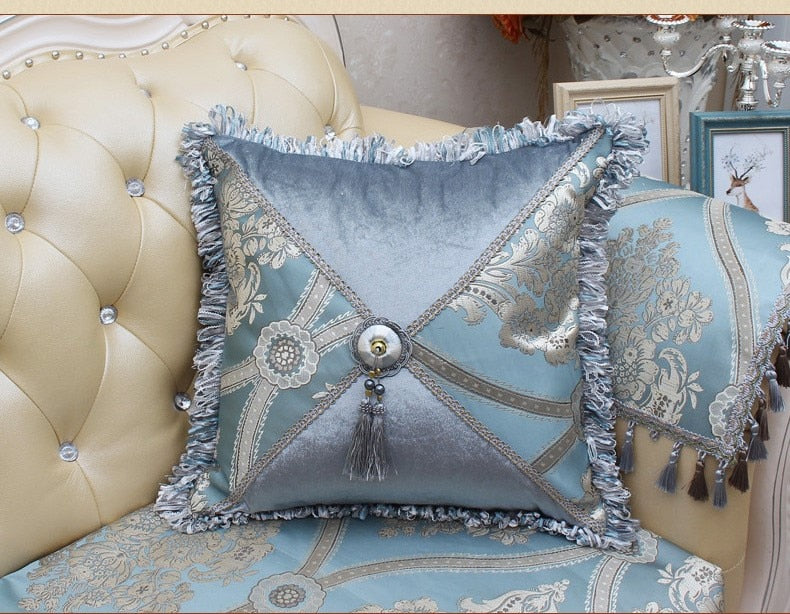uropean style pillow leather sofa cushion